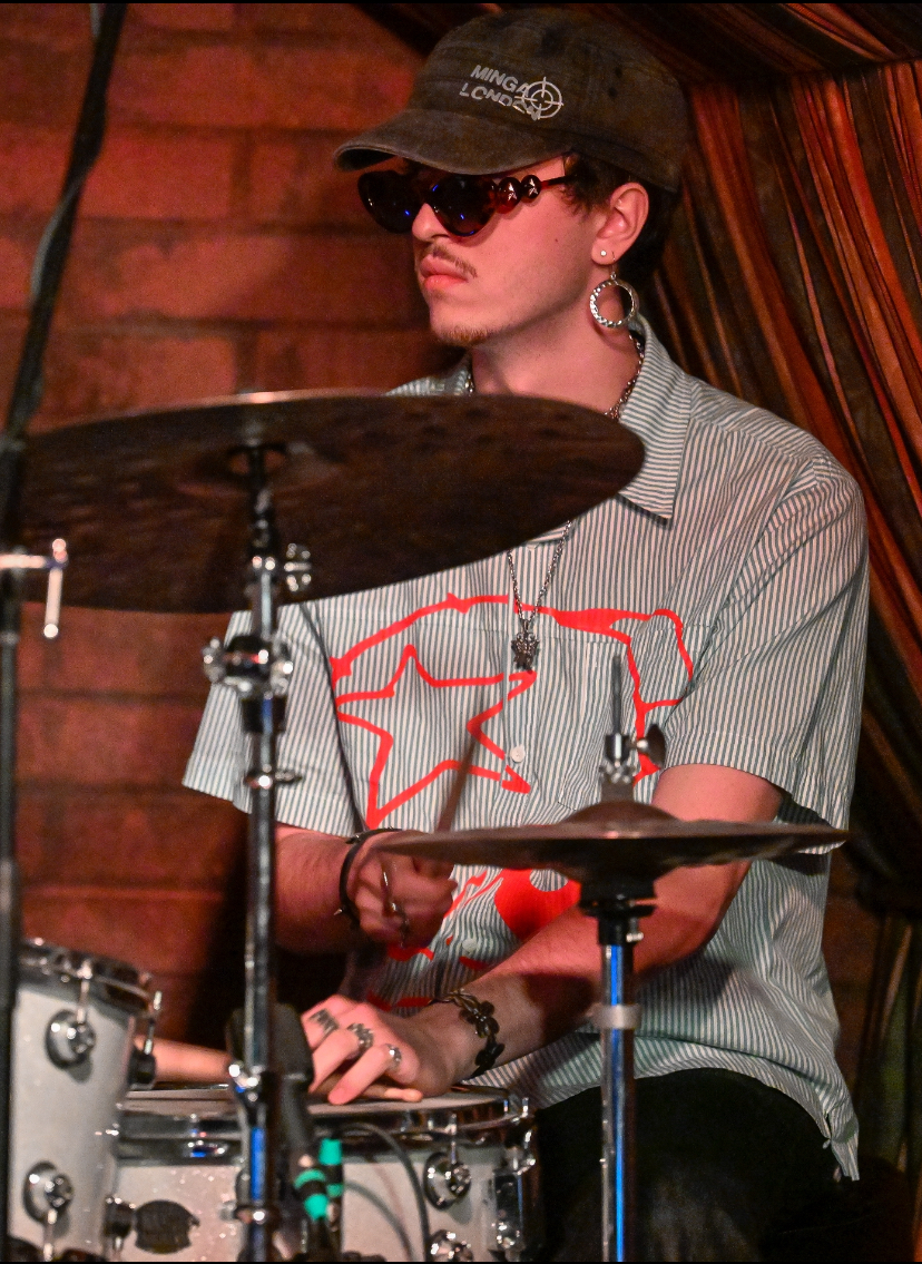 professional kids friendly drum teacher playing drum concert